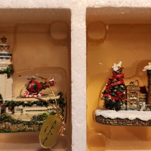 Danbury Mint Lighthouse Christmas Ornaments